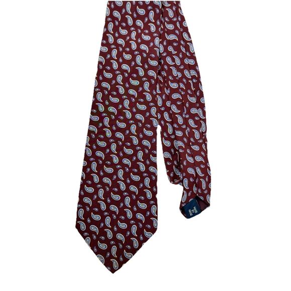 Polo Ralph Lauren Other - Polo Ralph Lauren Paisley Silk Neck Tie Made By Hand USA VTG